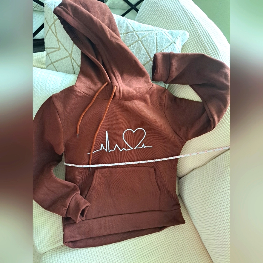 Heart Hoodie, Heart beat readings💝 Nurse, MD Hoodie🩺
